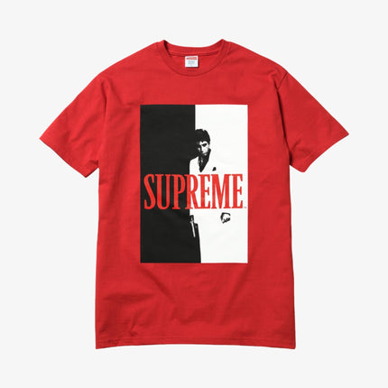 Supreme x Scarface Tee 'Split' Red (FW17) - SOLE SERIOUSS (1)