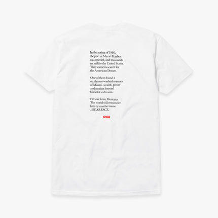 Supreme x Scarface Tee 'Split' White (FW17) - SOLE SERIOUSS (2)