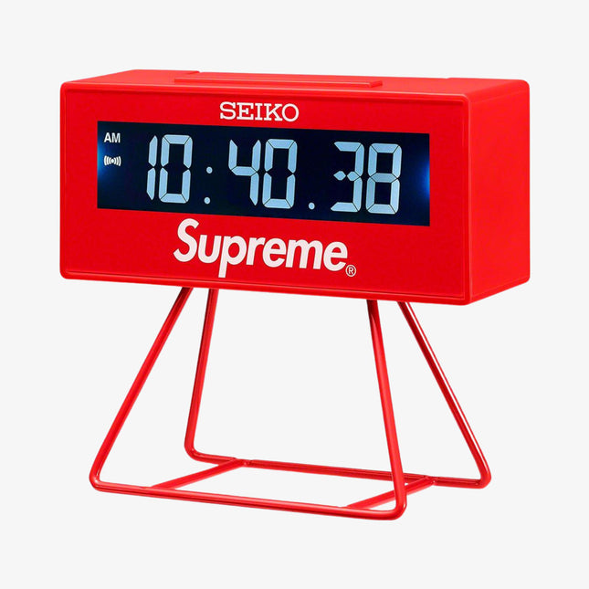 Supreme x Seiko Marathon Clock Red SS21 - SOLE SERIOUSS (1)