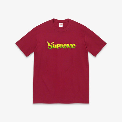 Supreme x Shrek Tee Cardinal (FW21) - SOLE SERIOUSS (1)