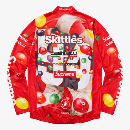 Supreme x Skittles x Castelli L/S Cycling Jersey Red (FW21) - SOLE SERIOUSS (2)