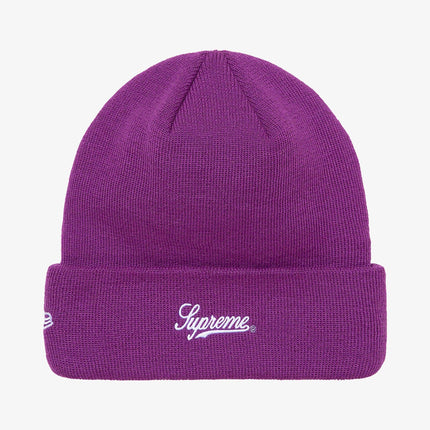 Supreme x Skittles x New Era Beanie Purple (FW21) - SOLE SERIOUSS (2)