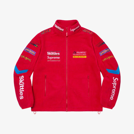 Supreme x Skittles x Polartec Jacket Red (FW21) - SOLE SERIOUSS (1)