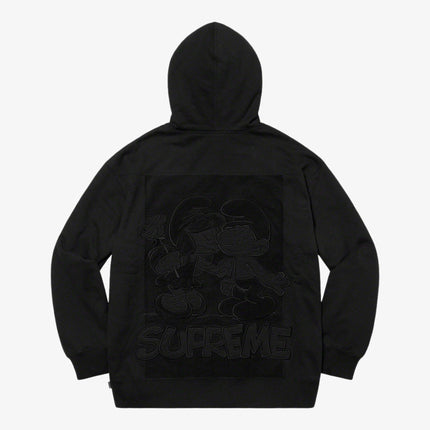 Supreme x Smurfs Hooded Sweatshirt Black (FW20) - SOLE SERIOUSS (2)