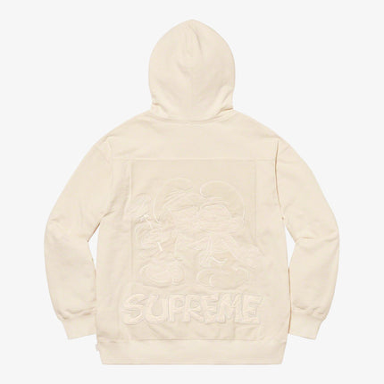 Supreme x Smurfs Hooded Sweatshirt Natural (FW20) - SOLE SERIOUSS (1)