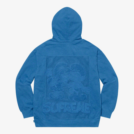 Supreme x Smurfs Hooded Sweatshirt Pale Royal (FW20) - SOLE SERIOUSS (2)