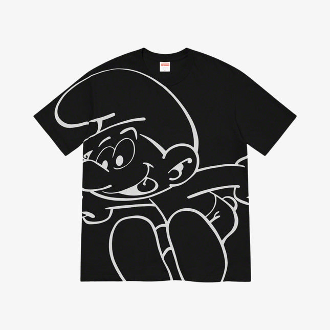 Supreme x Smurfs Tee Black (FW20) - SOLE SERIOUSS (1)