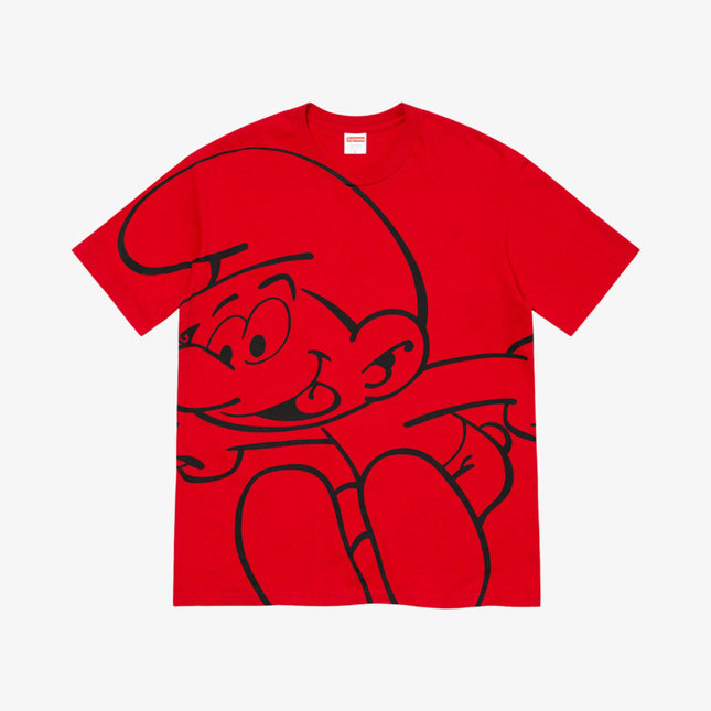 Supreme x Smurfs Tee Red FW20 - SOLE SERIOUSS (1)
