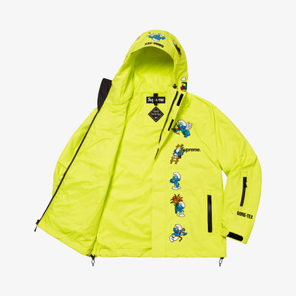 Supreme x Smurfs x GORE-TEX Shell Jacket Bright Yellow (FW20) - SOLE SERIOUSS (2)