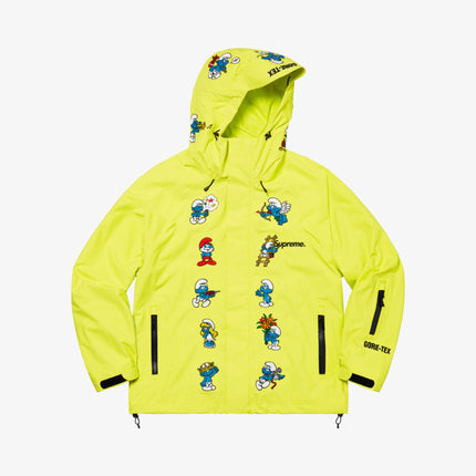 Supreme x Smurfs x GORE-TEX Shell Jacket Bright Yellow (FW20) - SOLE SERIOUSS (3)