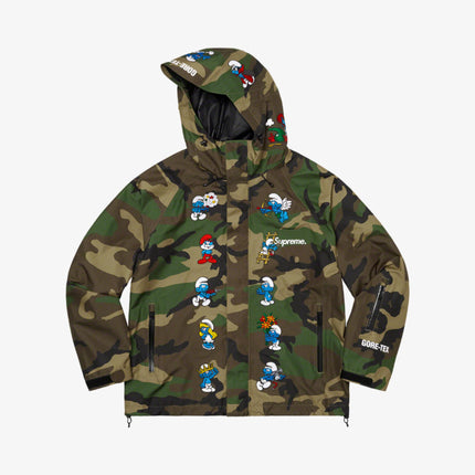 Supreme x Smurfs x GORE-TEX Shell Jacket Woodland Camo (FW20) - SOLE SERIOUSS (3)