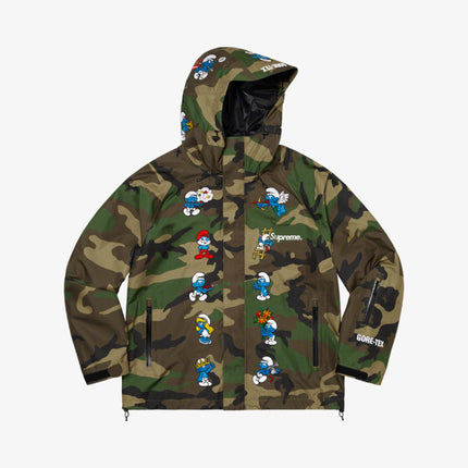 Supreme x Smurfs x GORE-TEX Shell Jacket Woodland Camo (FW20) - SOLE SERIOUSS (4)