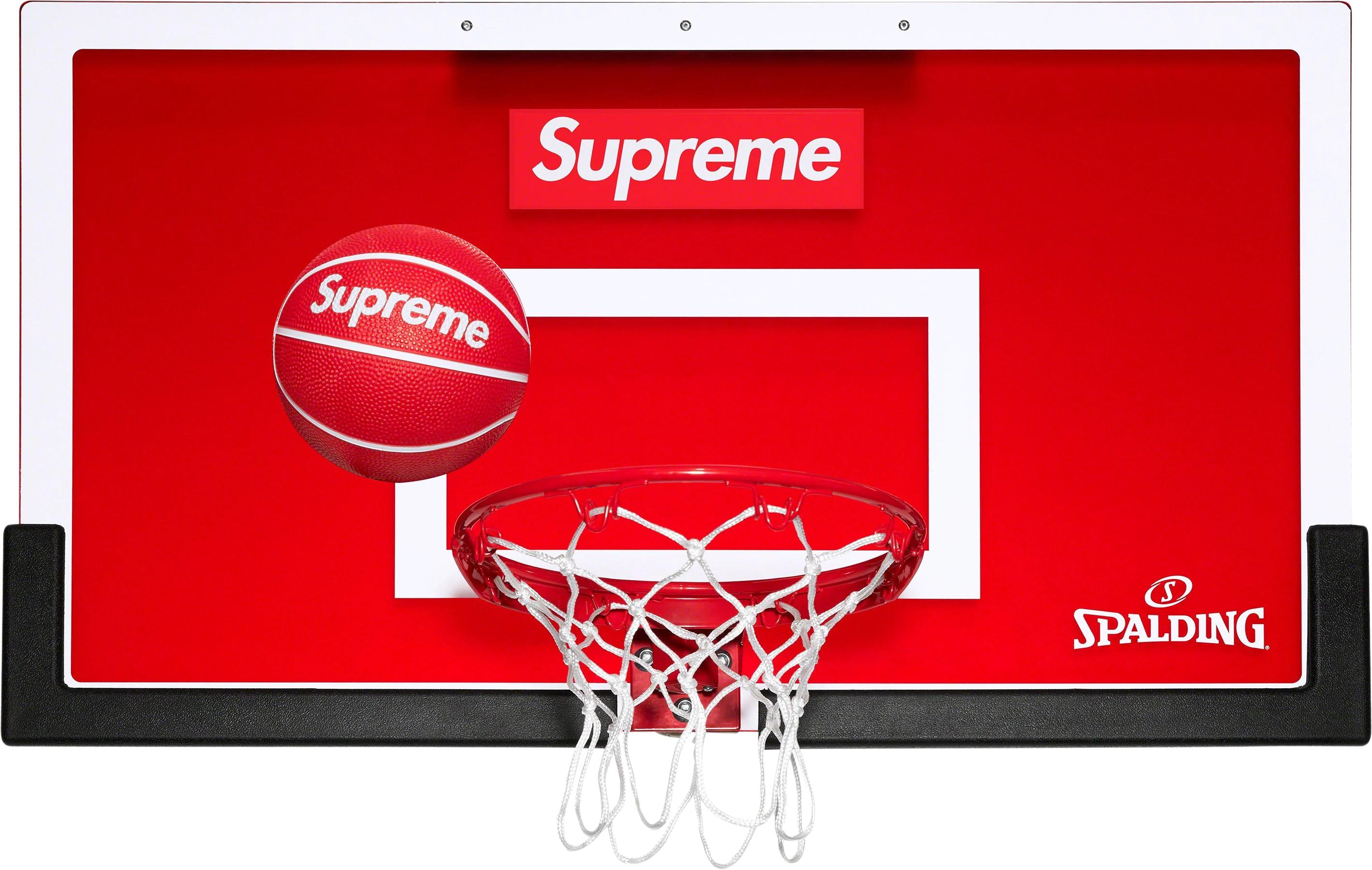 Supreme x Spalding Mini Basketball Hoop Red FW23 – SOLE SERIOUSS