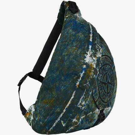 Supreme x Stone Island Painted Camo Nylon Shoulder Bag Dark Teal (FW20) - SOLE SERIOUSS (2)