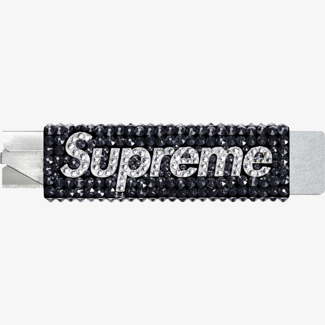 Supreme x Swarovski Crystal Box Cutter Black (FW24) - SOLE SERIOUSS (1)