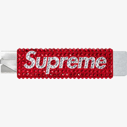 Supreme x Swarovski Crystal Box Cutter Red (FW24) - SOLE SERIOUSS (1)