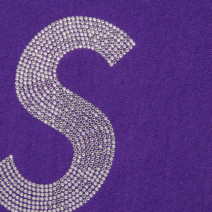 Supreme x Swarovski Hooded Sweatshirt 'S Logo' Purple (SS21) - SOLE SERIOUSS (2)