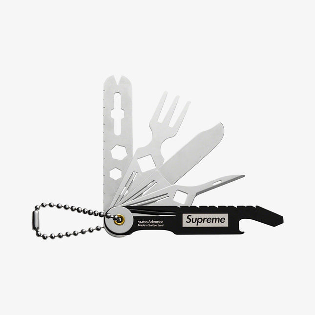 Supreme x Swiss Advance Crono N5 Pocket Knife Black FW21 - SOLE SERIOUSS (1)