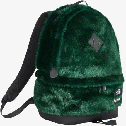 Supreme x The North Face Backpack 'Faux Fur' Green (FW20) - SOLE SERIOUSS (2)