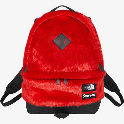 Supreme x The North Face Backpack 'Faux Fur' Red (FW20) - SOLE SERIOUSS (1)