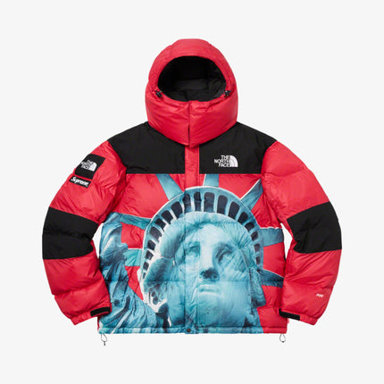 Supreme x The North Face Baltoro Jacket 'Statue of Liberty' Red FW19 - SOLE SERIOUSS (1)