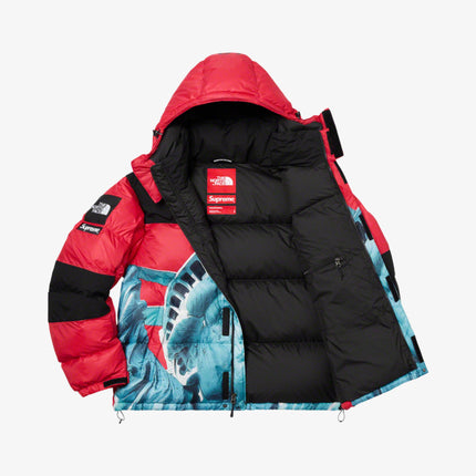 Supreme x The North Face Baltoro Jacket 'Statue of Liberty' Red FW19 - SOLE SERIOUSS (2)