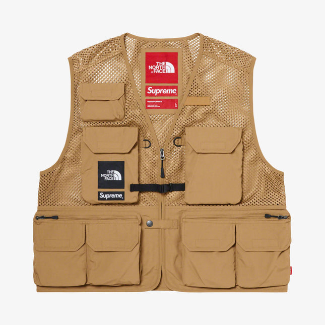 Supreme x The North Face Cargo Vest Gold SS20 - SOLE SERIOUSS (1)