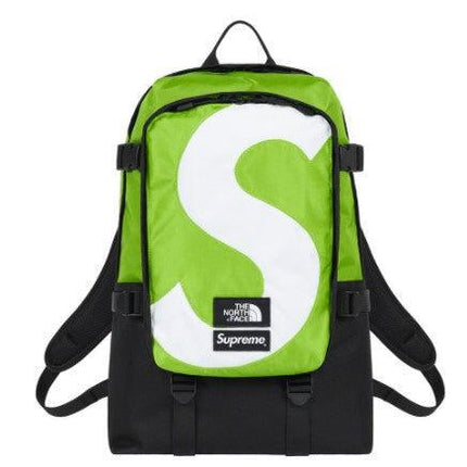 Supreme x The North Face Expedition Backpack 'S Logo' Lime FW20 - SOLE SERIOUSS (1)
