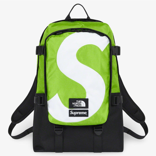 Supreme x The North Face Expedition Backpack 'S Logo' Lime (FW20) - SOLE SERIOUSS (1)