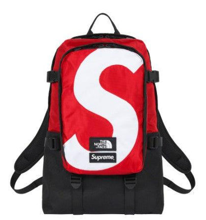 Supreme x The North Face Expedition Backpack 'S Logo' Red FW20 - SOLE SERIOUSS (1)