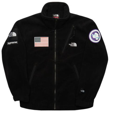 Supreme x The North Face Expedition Fleece Jacket 'Trans Antarctica' Black SS17 - SOLE SERIOUSS (1)