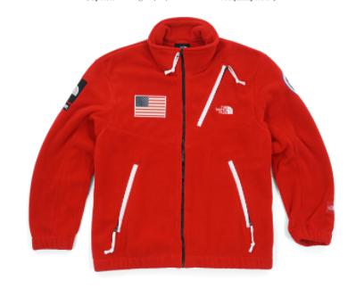 Supreme x The North Face Expedition Fleece Jacket 'Trans Antarctica' Red SS17 - SOLE SERIOUSS (1)