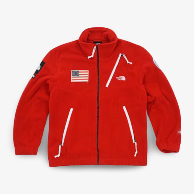 Supreme x The North Face Expedition Fleece Jacket 'Trans Antarctica' Red (SS17) - SOLE SERIOUSS (1)