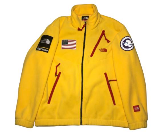Supreme x The North Face Expedition Fleece Jacket 'Trans Antarctica' Yellow SS17 - SOLE SERIOUSS (1)