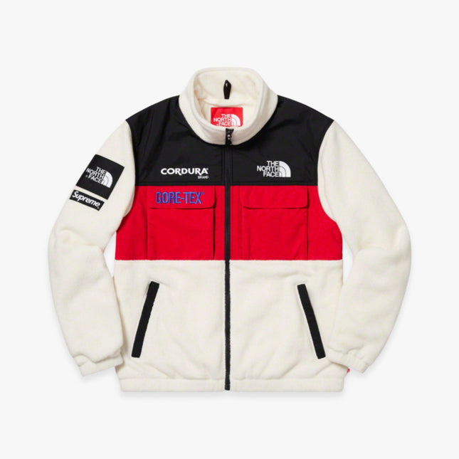 Supreme x The North Face Expedition Fleece White FW18 - SOLE SERIOUSS (1)