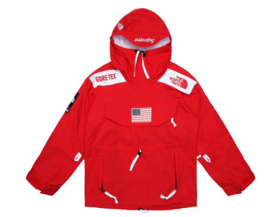 Supreme x The North Face Expedition Pullover Jacket 'Trans Antarctica' Red SS17 - SOLE SERIOUSS (1)