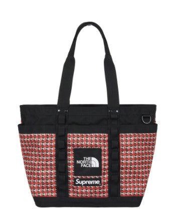 Supreme x The North Face Explore Utility Tote Bag 'Studded' Red SS21 - SOLE SERIOUSS (1)
