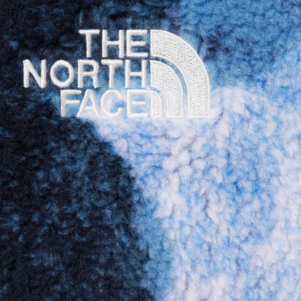 Supreme x The North Face Fleece Jacket 'Bleached Denim Print' Indigo FW21 - SOLE SERIOUSS (4)