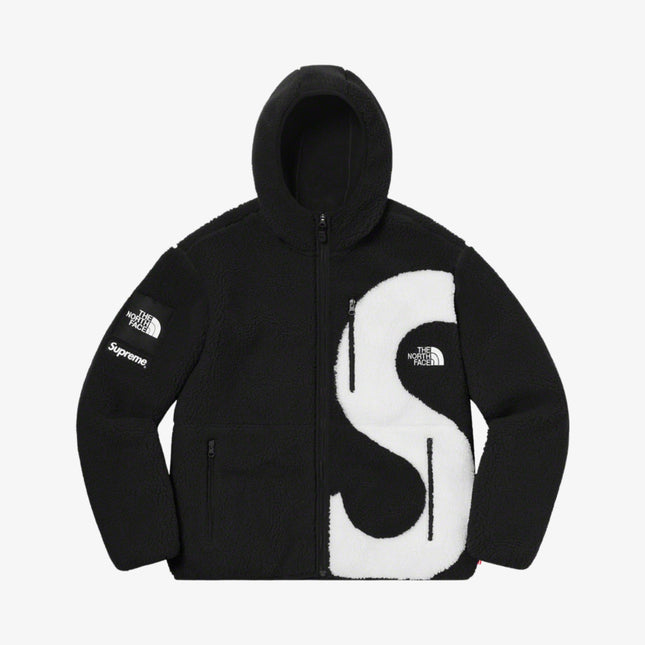 Supreme x The North Face Fleece Jacket 'S Logo' Black (FW20) - SOLE SERIOUSS (1)