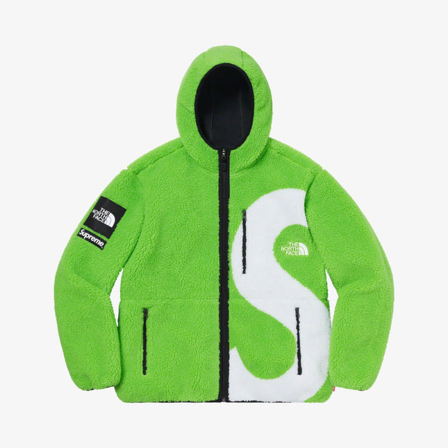 Supreme x The North Face Fleece Jacket 'S Logo' Lime (FW20) - SOLE SERIOUSS (1)