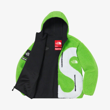 Supreme x The North Face Fleece Jacket 'S Logo' Lime FW20 - SOLE SERIOUSS (2)