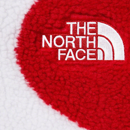 Supreme x The North Face Fleece Jacket 'S Logo' Red FW20 - SOLE SERIOUSS (4)