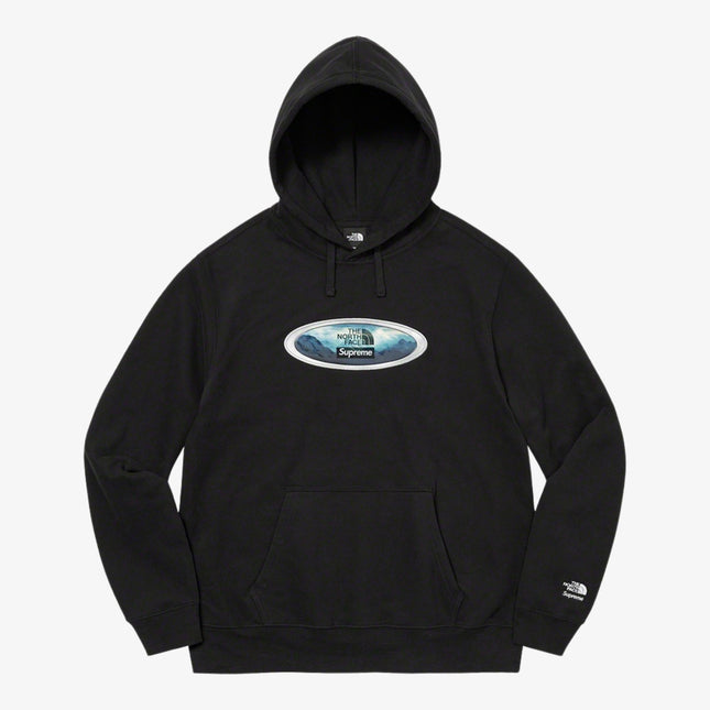 Supreme x The North Face Hooded Sweater 'Lenticular Mountains' Black FW21 - SOLE SERIOUSS (1)