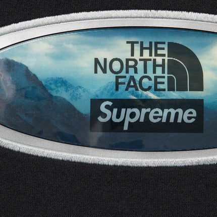 Supreme x The North Face Hooded Sweater 'Lenticular Mountains' Black FW21 - SOLE SERIOUSS (3)