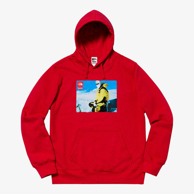 Supreme x The North Face Hooded Sweatshirt 'Photo' Red FW18 - SOLE SERIOUSS (1)