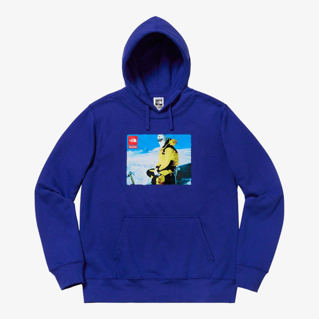 Supreme x The North Face Hooded Sweatshirt 'Photo' Royal FW18 - SOLE SERIOUSS (1)