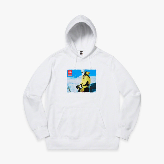 Supreme x The North Face Hooded Sweatshirt 'Photo' White FW18 - SOLE SERIOUSS (1)