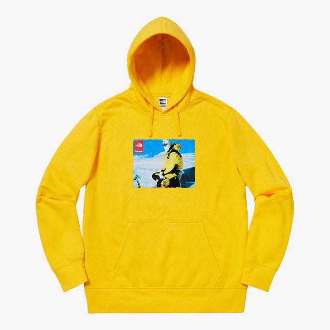 Supreme x The North Face Hooded Sweatshirt 'Photo' Yellow FW18 - SOLE SERIOUSS (1)