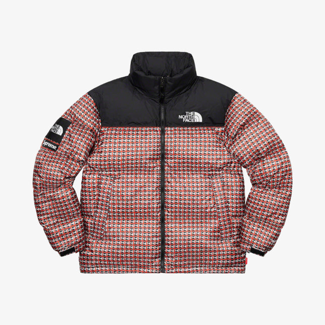 Supreme x The North Face Jacket 'Studded Nuptse' Red SS21 - SOLE SERIOUSS (1)