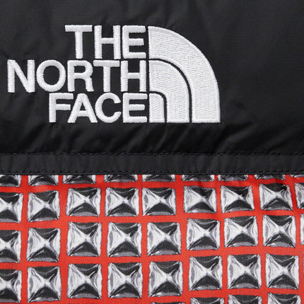 Supreme x The North Face Jacket 'Studded Nuptse' Red SS21 - SOLE SERIOUSS (4)